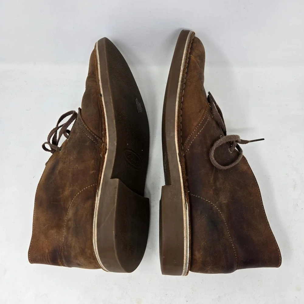 Clarks‎ Bushacre 2 Mens 9 Dark Brown Leather Chukka Desert Boots 26082863090
